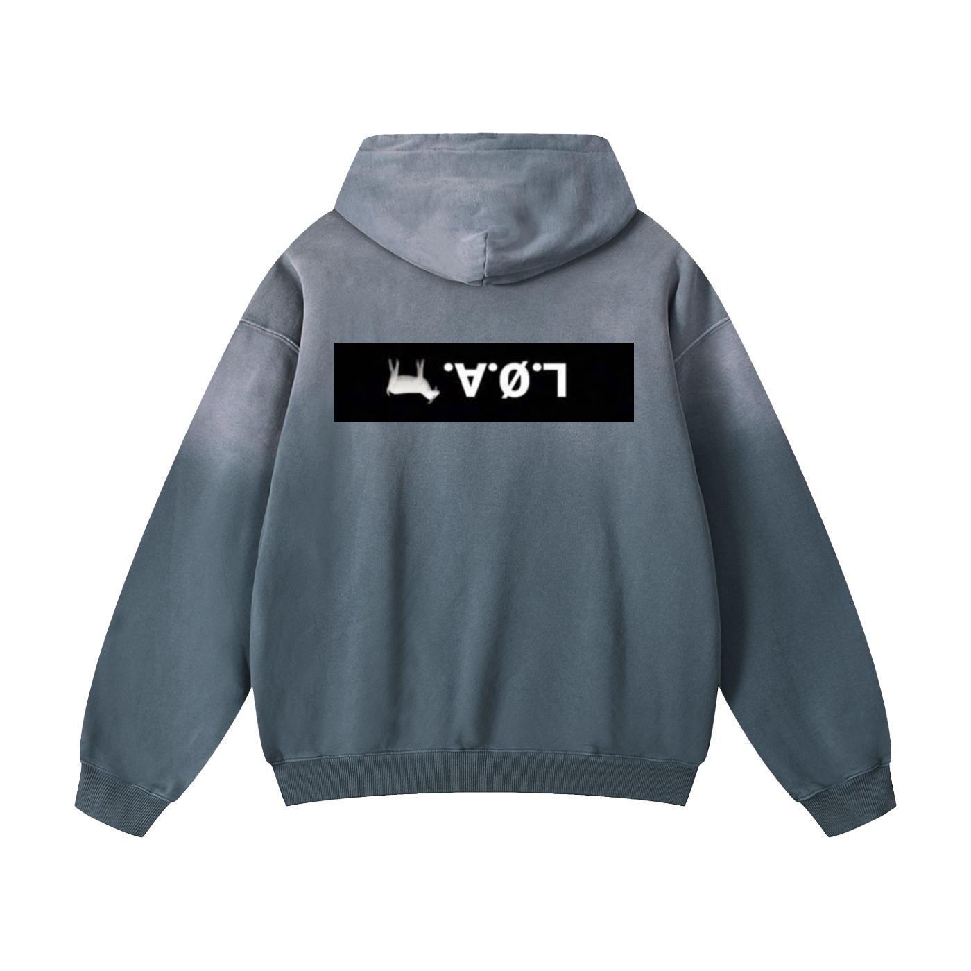 L.O.A.G. Heavyweight Sunfade Oversized Hoodie | Motivational Streetwear