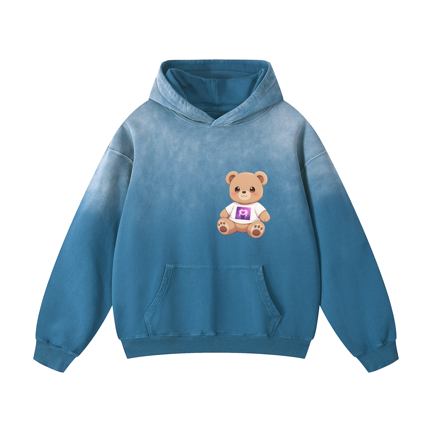 L.O.A.G. Heavyweight Sunfade Oversized Hoodie | Motivational Streetwear
