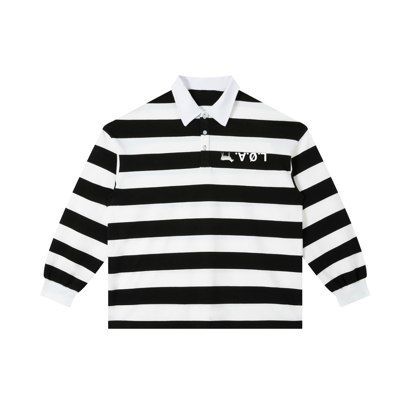 Color Block L.O.A.🐐 where's Waldo xPro Stripe Polo Shirt