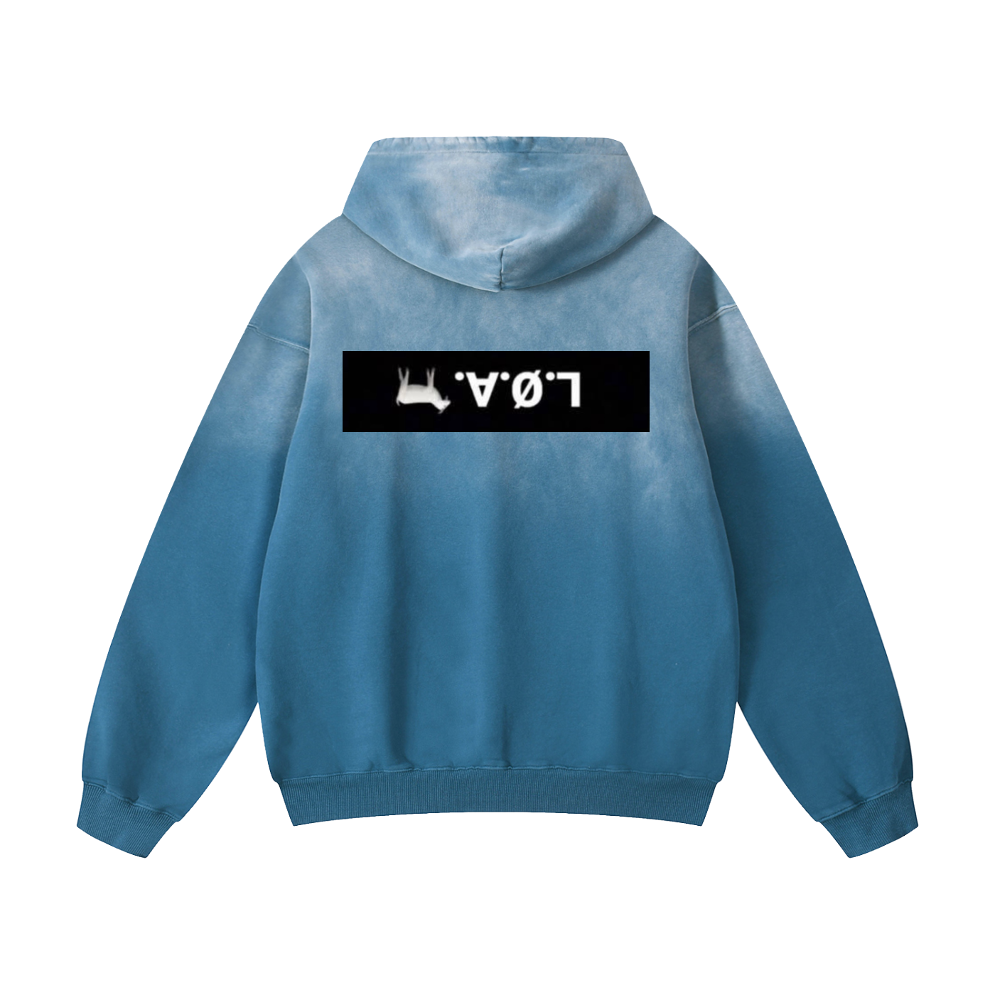 L.O.A.G. Heavyweight Sunfade Oversized Hoodie | Motivational Streetwear