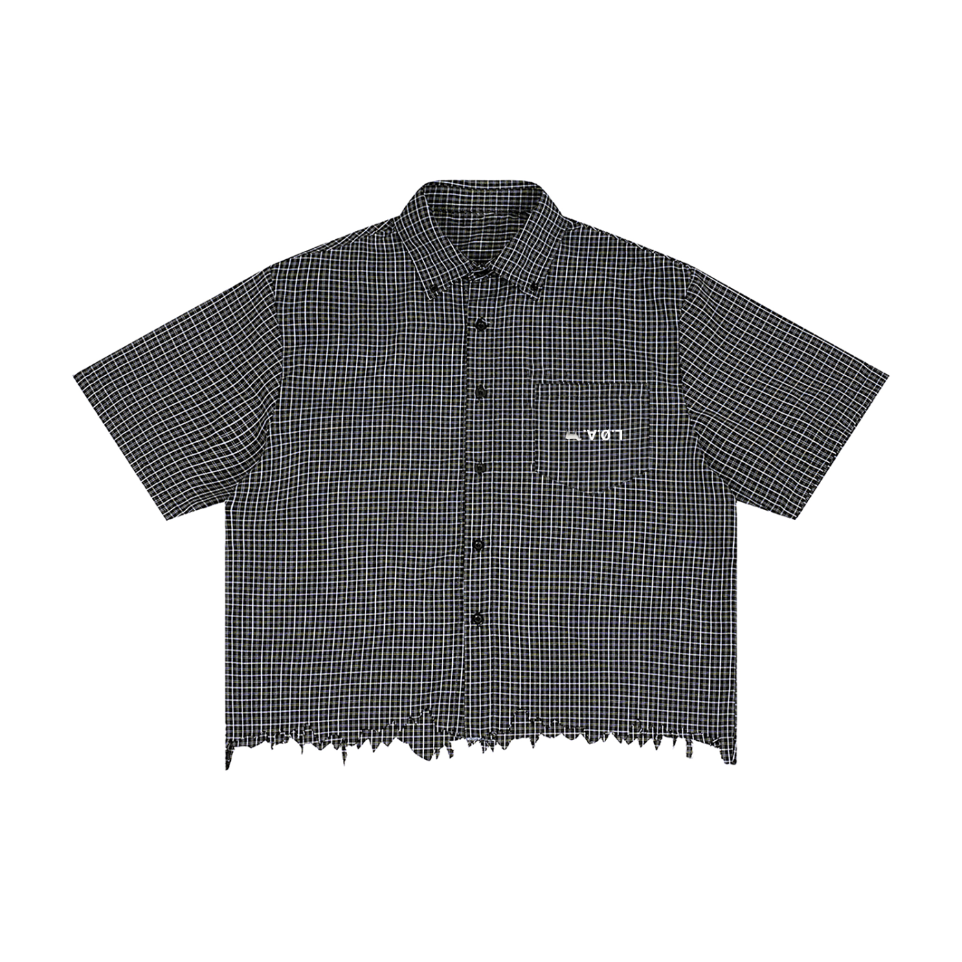 Life of a goat | 2300x no Haram Unisex Distressed Plaid Boxy Shirt