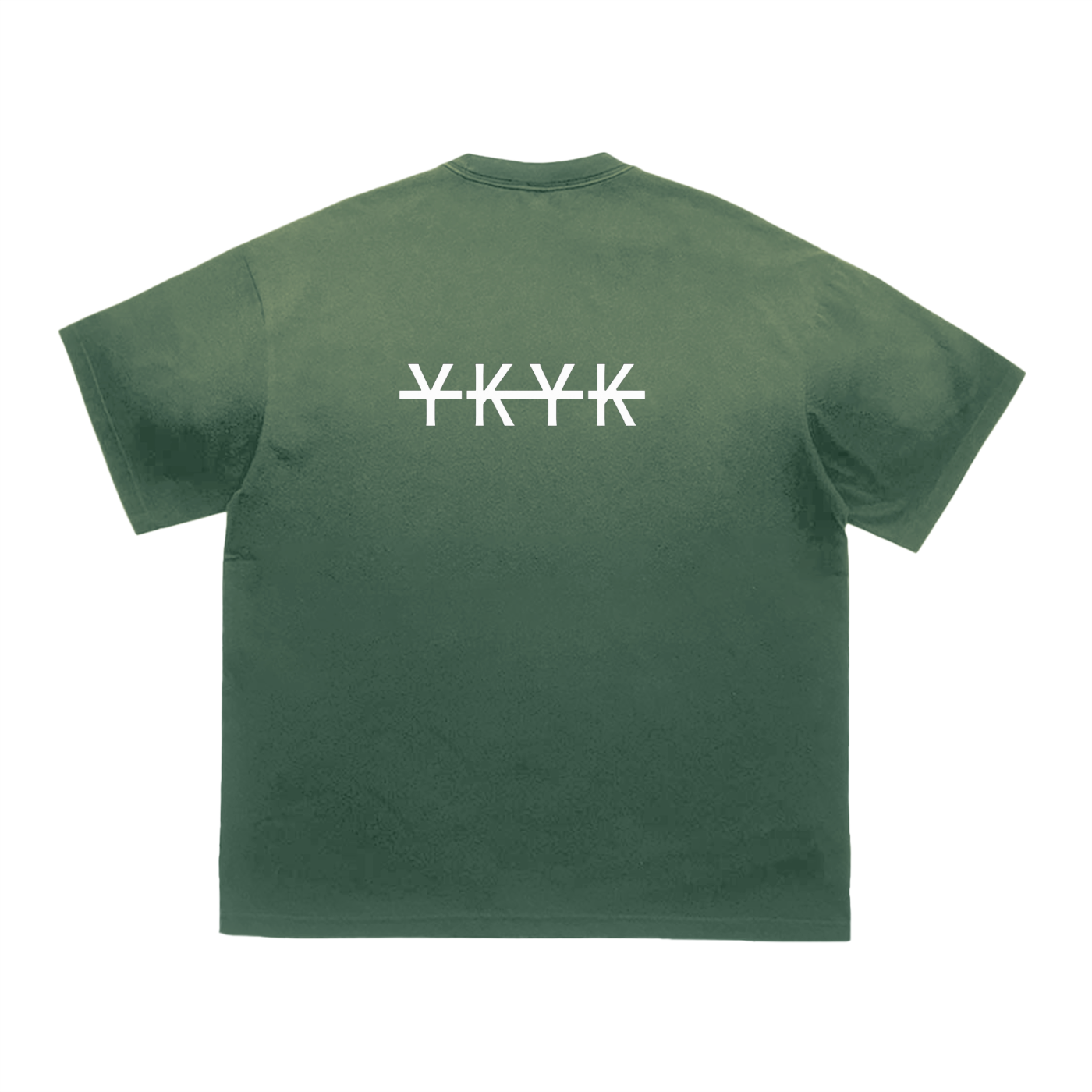 YKYK Tiger Stripe Gradient Washed T-Shirt