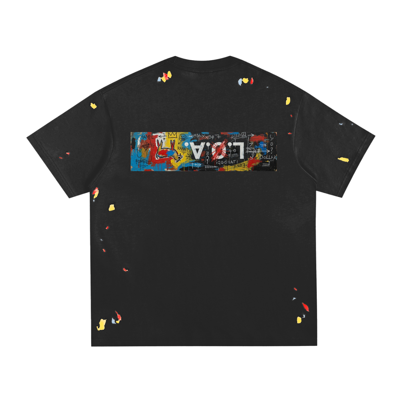 LIFE OF A GOAT | Yolbasquigogh DAY 1s Paint Splatter T-Shirt
