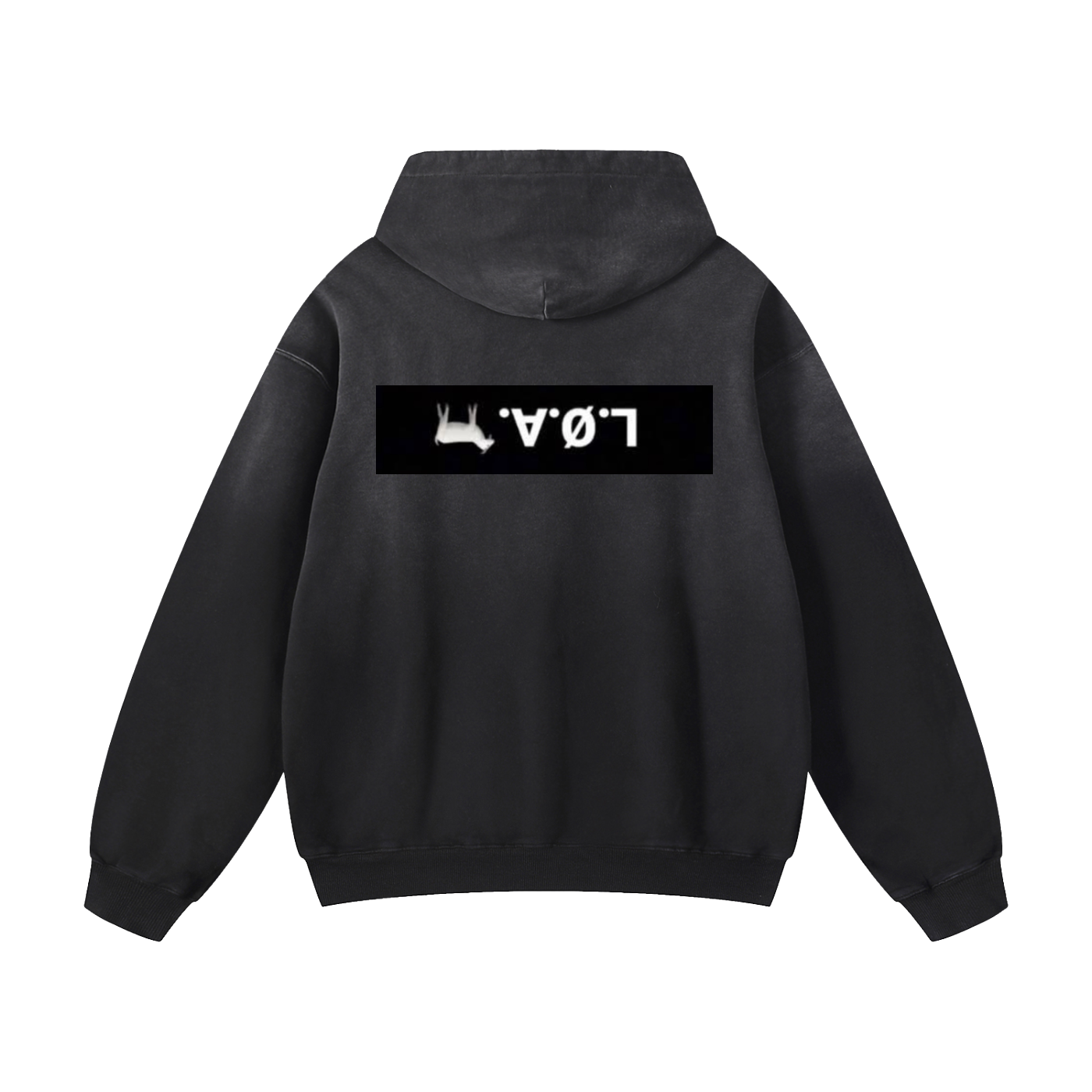 L.O.A.G. Heavyweight Sunfade Oversized Hoodie | Motivational Streetwear
