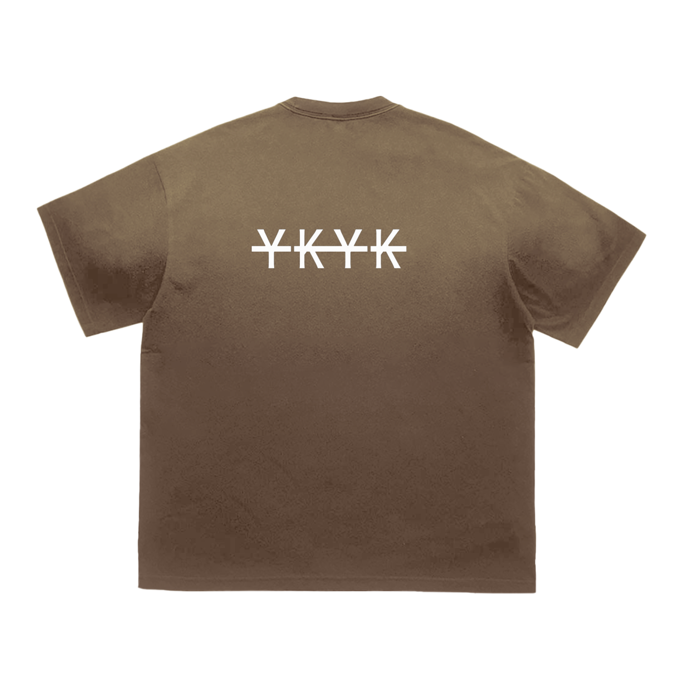 YKYK Tiger Stripe Gradient Washed T-Shirt