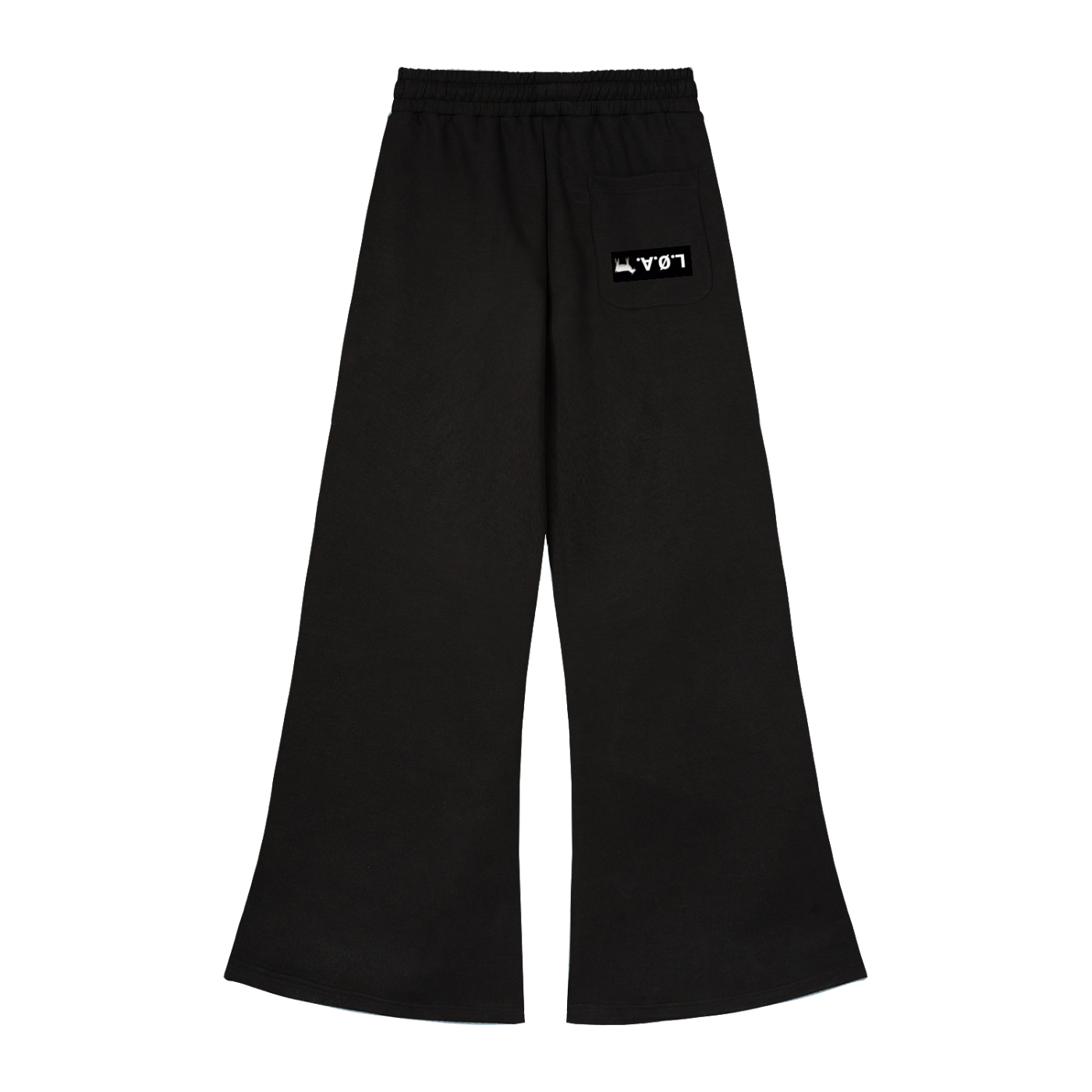 wide leg drawstring sweatpants oversized fit